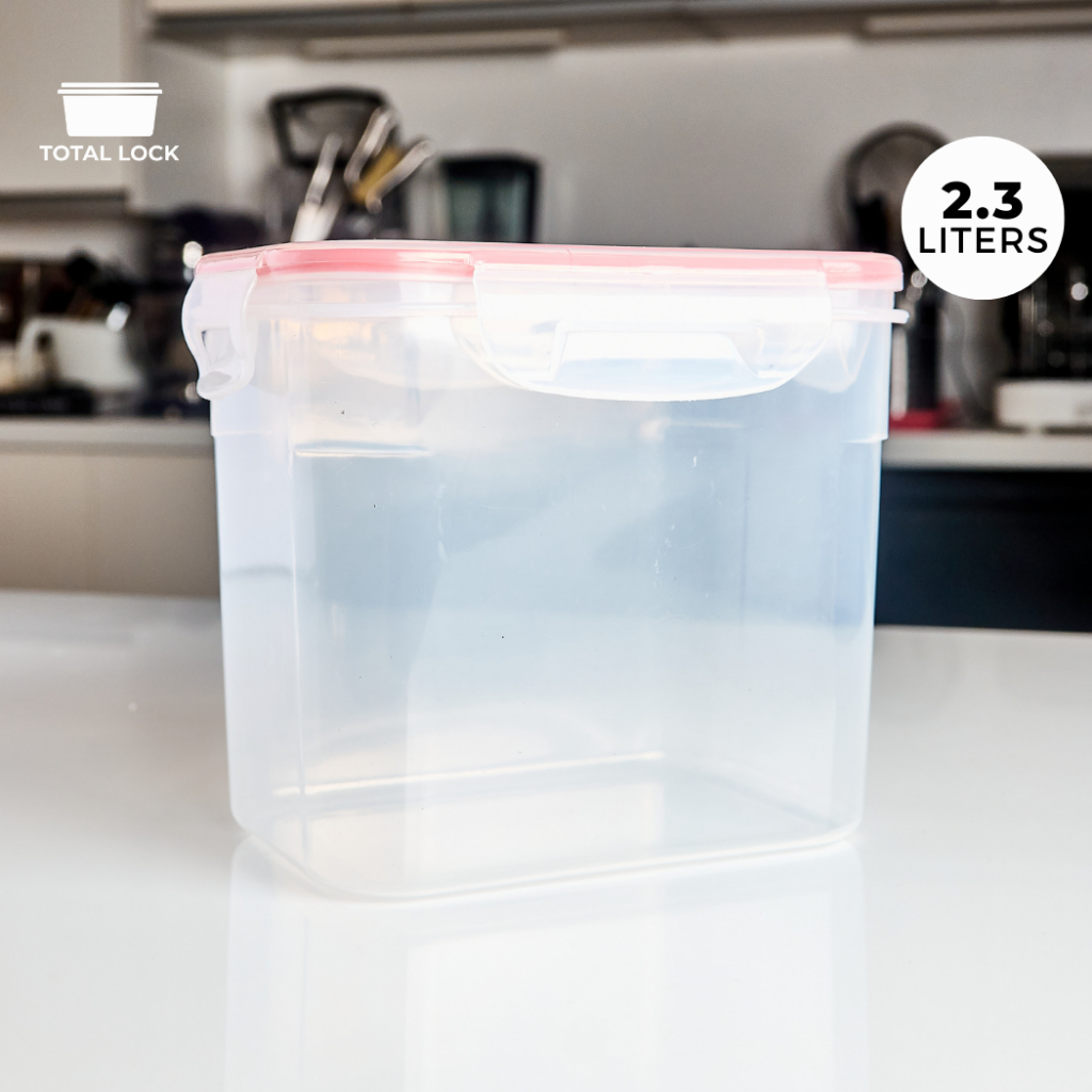 Total Lock 2.3L Rectangle Stackable Airtight Food Storage Container